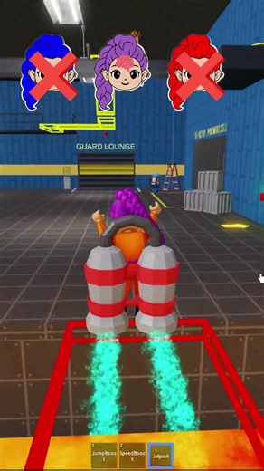 Rumi 9999IQ vs POLICE JR 2 PLAYER ESCAPE 😍#roblox #shorts