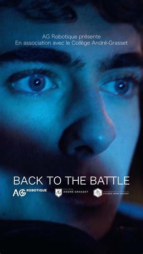 AG Robotique | AG Robotics on Instagram: "Back to the Battle — Un mini-film de Hans Hamelin. Présenté par AG Robotique. En association avec le Collège André-Grasset. A short film by Hans Hamelin. Presented by AG Robotics. In association with Collège André-Grasset. Vidéo réalisée dans le cadre de la compétition CRC ROBOTIQUE, cette année nommée MØ-DUEL, qui aura lieu au Centre de Carrières St. Pius X entre le 18 février et le 21 février 2026. Lien de la compétition: https://www.robo-crc.ca/ Video