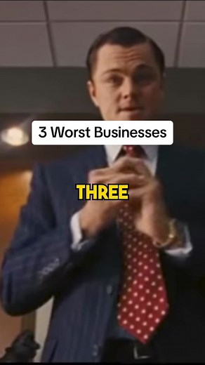 Here are the 3 worst businesses you could ever do. #marketing #business #startups #businessowner