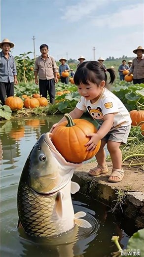 B, what a big fish, come and watch, boo absurd video