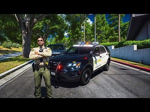 Playing GTA 5 As A Sheriff Patrol Police Officer | The Most Ultra Realistic Graphics In Lspdfr | 4K