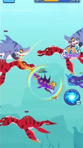 fish game, fish evolution, boss fight, gameplay, survival game, gaming, fish gameplay