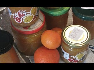 تحضير مربى المندرين بنكهة قشرة البرتقال المعسل Confiture de mandarine