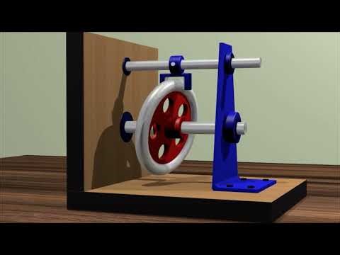 Reciprocating mechanism (wheel and slider)