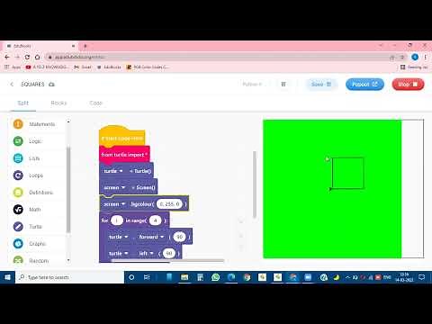SQUARE IN EDUBLOCKS