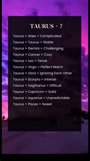 Taurus Compatibility With Every Zodiac Sign ♉ Who Is Taurus’s Perfect Match? #zodiacsigns