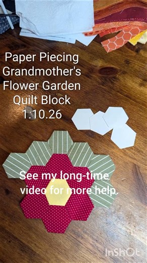 Paper Piecing Hexagons