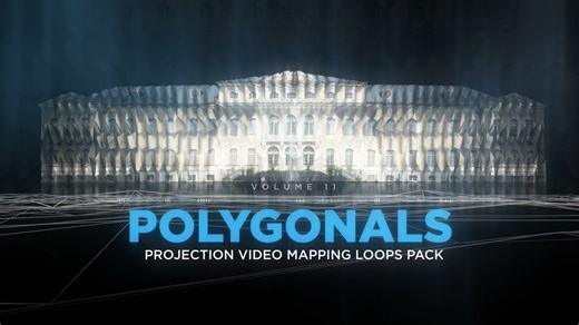 Polygonals - Projection Video Mapping Loops Pack Vol.12