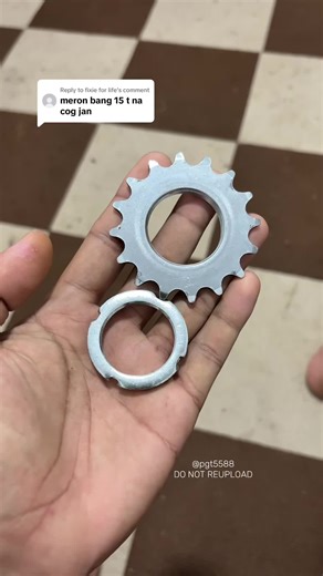 Replying to @fixie for life FIXED GEAR COG? ITO NA YUN IDOL! 🤌🏻✨ #fixedgearcog #fixiecogs #cog #cogs #bikecogs