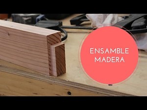 Ensamble de madera con router y sierra de banco