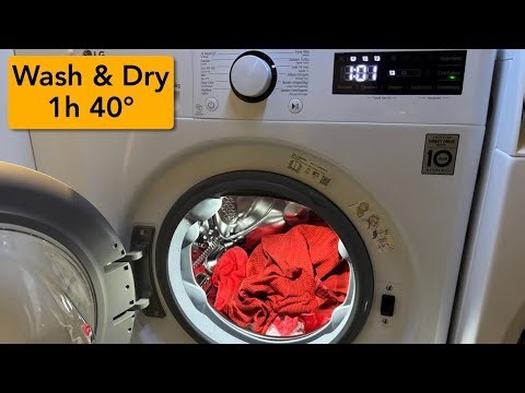 LG AiDD F4DR3096N3W - Wash & Dry 1h 40° | Full cycle