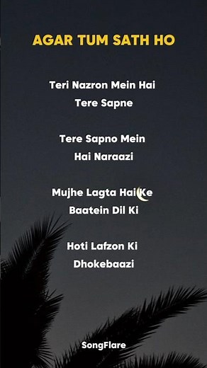 Agar Tum Sath Ho - Try With Your Own Voice 🤍✨ #agartumsaathho #arijitsingh #singalong #songlyrics