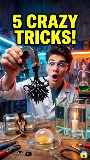 Science vs Magic? These 5 Hacks Will Shock You! 🤯 #science #scienceexperiment #lifehacks #shorts