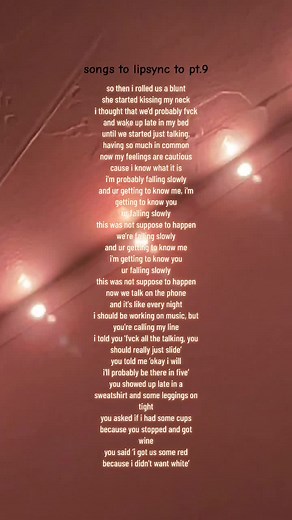 falling slowly-vwillz #songstolipsyncto #lyrics