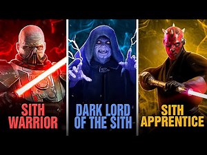 EVERY SINGLE Sith Rank/Specialization Explained!