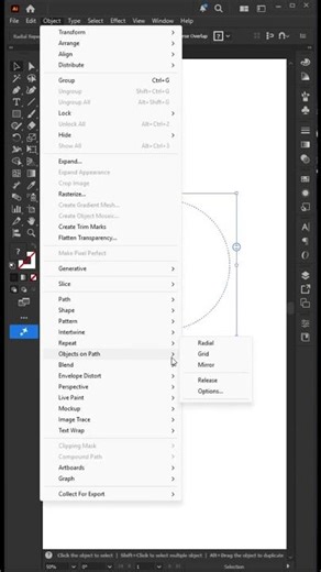 26 Seconds Illustrator Magic 😱 | Double Repeat Trick #shorts #kamrannwl