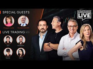 NinjaTrader Live | Futures Trading + Analysis | Ronald Smith, Jack + Nick, Xy + Salma (5/7/26)