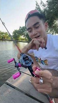 Review of RTBlue pink scorpion baitcasting reel #fishing #fishing #fishingline