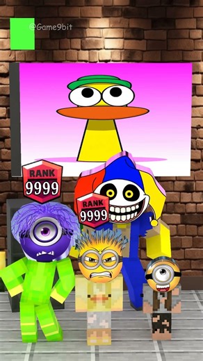 Bad Minion, Angry Minion, and Stuart Minion in the transformation challenge and singing nonstop!