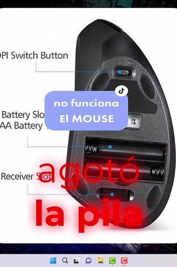 no me funciona el #mouse en #windows