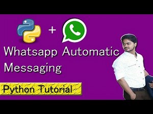 Project in python | Whatsapp Automating System | Simple Python Project Computer Science