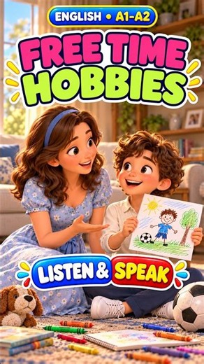 What Do You Like to Do? Talk About Hobbies & Free Time in English #Shorts
