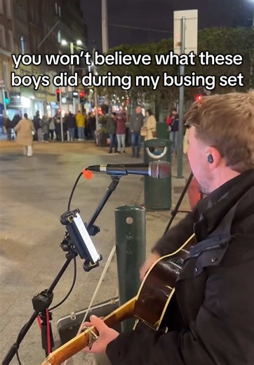 You won’t believe what happened during my last busking set… #busking #somethingintheorange #wholesome #streetperformer #dublin
