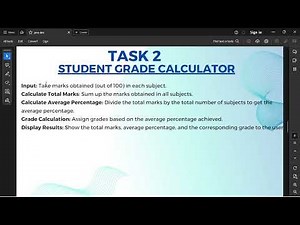 CodSoft (Java Development) - Task 2: Student Grade Calculator #webdevelopment #softwaredeveloper