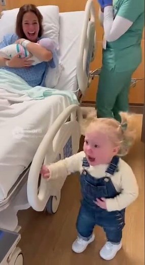 Jealous Toddler vs Newborn 😭🤣 | “Why baby on YOU?!”