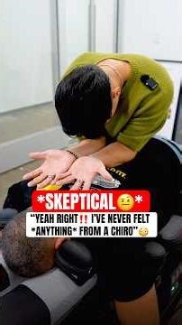 Are you SKEPTICAL of Chiropractors⁉️#chiropractic #backpain #neckpain #trending