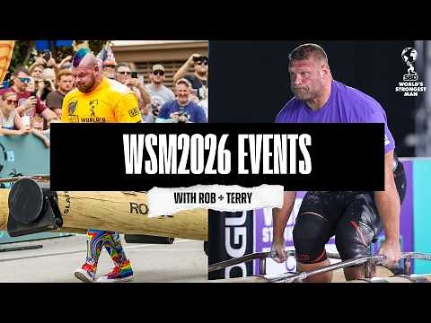 2026 EVENTS ANNOUNCED | World's Strongest Man
