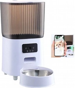 Voerbak Kat V8 - Automatische Kattenvoerbak - 5 Liter - APP Video-Voice Control -... | bol
