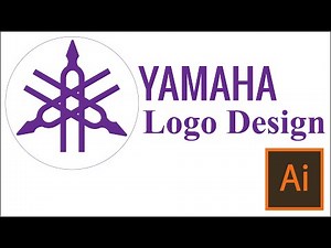 Yamaha logo Design In Illustrator | Yamaha logo Make In Illustrator | Yamaha logo Create Illustrator