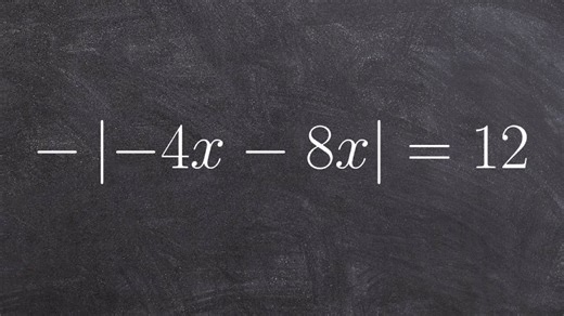 Try to solve an absolute value equation when there is no solution