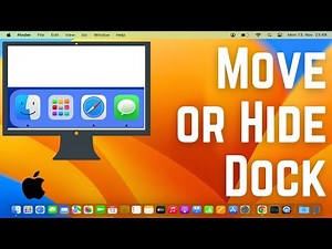 How to Move or Hide the Dock on Mac