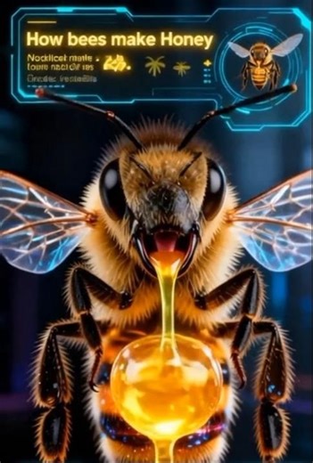 How Bees Make Honey Will Blow Your Mind 🤯🍯
