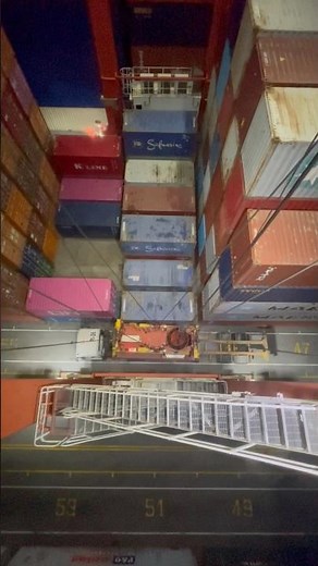 Container Handling with RTG Crane #craneoperator #containerterminal #containerhandling