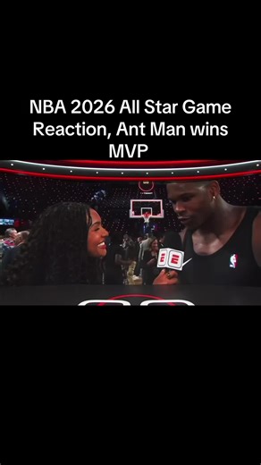 NBA 2026 All Star Game Reaction, Ant Man wins MVP #nba #nbaallstar #espn #anthonyedwards #basketball