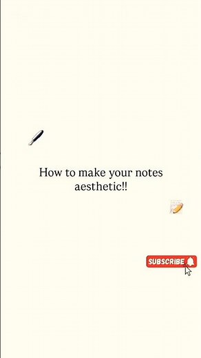 How to take aesthetic notes# note taking methods #aesthetic notes #notes methods