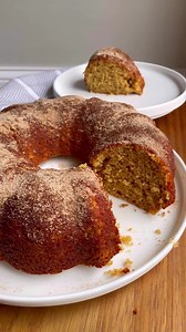 Apple cider donut bundt cakeFollow @genie_cooks for more.if you love apple cider donuts, you’re gonna love this Bundt cake and it’s so much easier to make the donuts!2 teaspoon cinnamon1/4 teaspoon nutmeg1 cup apple cider1/2 cup vegetable oil1 box yellow cake mix3 eggs1 cup peeled shredded apples (tart apples work best)2 tablespoons melted butter 2 tsp cinnamon mixed with 1/2 cup sugarPeel slice and grate your apples squeeze them dry and set aside. In a separate bowl combine cake mix cinnamon nu