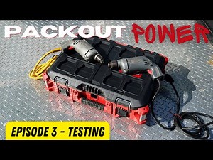 LET'S TEST IT! DIY Milwaukee PACKOUT Portable Power Inverter Project / Packout Power Ep. 3 - Testing