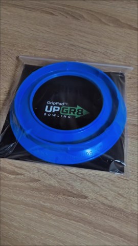 GripPadTG – Universal Sanding Pad Holder for Bowling Balls | Open Pad System for 6" Pads | SurfaceSystemTG (Blue)