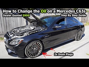 How to Change the Oil on a Mercedes C63S (DIY Step-by-Step!)