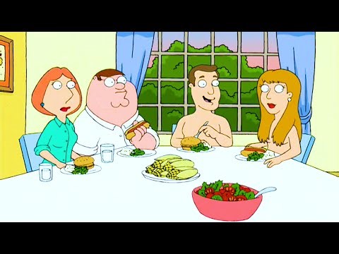 lois and peter are shocked to be introduced to the nudist family meal