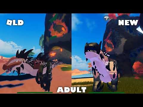 NEW and OLD "KENDYLL" COMPARISON - Creatures of Sonaria
