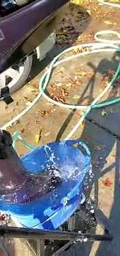 Tohatsu 3.5hp outboard running demonstration