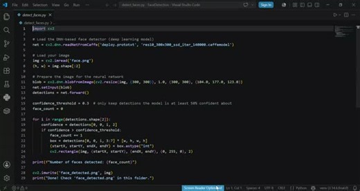Building Face Detection System with OpenCV and Deep Learning | Areeb Ahsan posted on the topic | LinkedIn