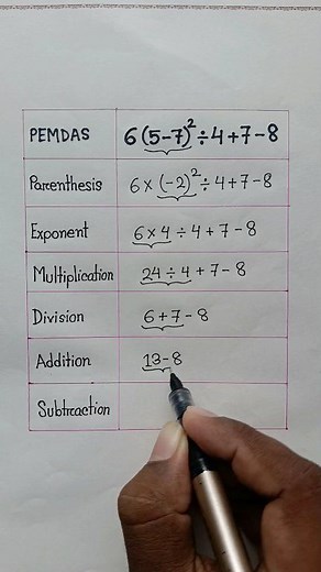 Order of Operations #math #mathematics #maths #Simplify | Learn with Shakil