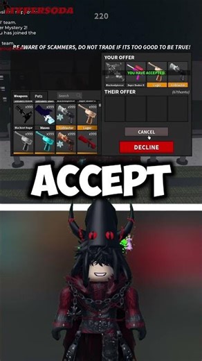 W Hyper 🥀 #mm2 #murdermystery2 #roblox #robloxshorts #trendingshorts #fypシ゚viral #funnyshorts