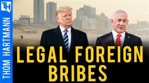 Trump LEGALIZES Bribes From Foreign Countries Donald Trump's newest executive order legalizes bribes to and from foreign countries. The only question is . . . who is Trump trying to bribe . . . and for what? | Thom Hartmann